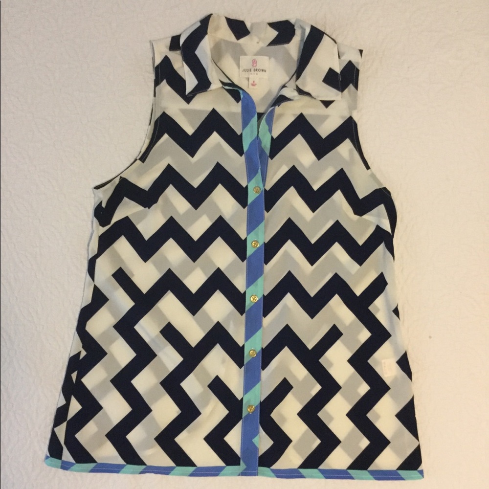Julie Brown sleeveless top